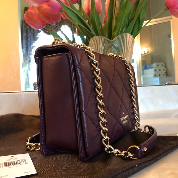 Kate Spade Vivenna Emerson place mulledwine purse - Picture 2 of 7